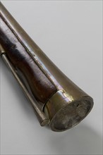 Détail de tromblon de la marine anglaise, fin du 18e siècle, début du 19e siècle