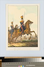 Finart (d'après), "Officier supérieur Régiment des Lanciers de la garde", 19e siècle