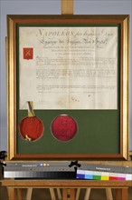 Brevet de titre d'officier de la Légion d'Honneur