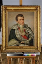 Baron Gros (attribué à), "Portrait du maréchal Berthier"
