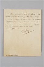 Lettre de Napoléon au maréchal Soult