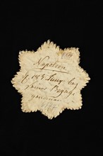 Plaque de Chevalier de l'empereur Napoléon 1er (revers)