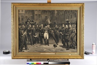 Vernet (d'après), Les adieux de Napoléon 1er à la Garde Impériale