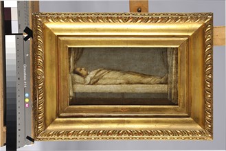 L'Empereur Napoléon 1er sur son lit de mort