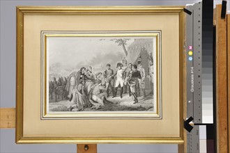 Charles-Antoine Vernet (d'après), Napoléon 1er devant Madrid, l'Empereur recevent une députation de la ville, 3 décembre 1808