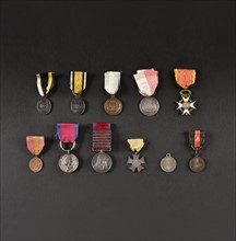 Médailles commémoratives des campagnes des alliés contre l’Empire français (revers)