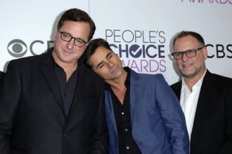 **FILE PHOTO** Dave Coulier Announces Cancer Battle On Live TV. LOS ANGELES, CA - JANUARY 18: Bob Saget, Dave Coulier, J