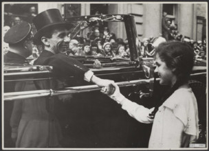 Elsevier photo collection. Joseph Goebbels, Minister of Propaganda during a driving tour. 1934. Germany Copyright: xpiem