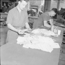 Germany Under Allied Occupation 1945 At Hamburg Army Post Office British troops stamp and sort general election voting m