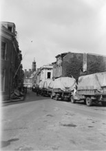 Anefo photo collection. Food provision: Wageningen. Food transports from Wageningen to West Netherlands briefly before t