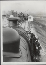 Anefo photo collection. Food provision: Wageningen. Repair of rail bridge in Roermond. After the damage caused by contra