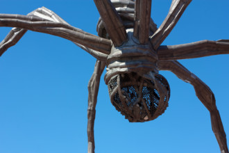 Spider Sculpture Maman by Louise Bourgeois Louise Bourgeois famous spider sculpture Maman outside the Kunsthalle art mus