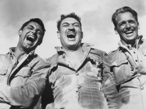 Gunga Din - filmstill (L to R) Cary Grant Victor McLaglen, Douglas Fairbanks, Jr. in Gunga Din EDITORIAL USE ONLY Copyri