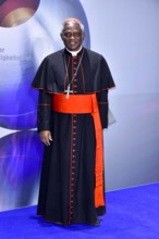 Peter Kodwo Appiah Kardinal Turkson ist ein Kurienkardinal der römisch-katholischen Kirche zu Gast