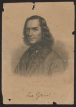 ï»¿Portrait of Carl Friedrich Zöllner (1800-1860), German composer (bust). Weger, August (1823-1892), graphic artist Cop