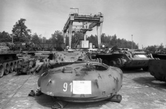 Bildnummer: 53922820  Datum: 23.05.1995  Copyright: imago/sepp spiegl
Unbrauchbarer Panzerturm -