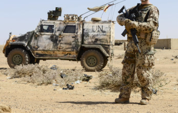 Mali, Gao, Minusma UN mission MALI, Gao, Minusma UN peace keeping mission, Camp Castor, german army Bundeswehr, patrol