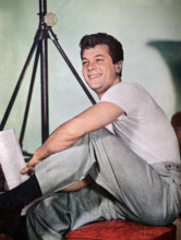 Photograph of Tony Curtis (1925-2010) an American film actor during the 1950s and 1960s, and father of actress Jamie Lee