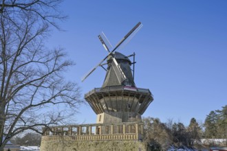 Historische Mühle, Schloßpark Sanssouci, Potsdam, Brandenburg, Deutschland