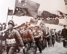 Chinese forces entering the Korean War, between North Korea and South Korea from 25 June 1950 to 27 July 1953. It began