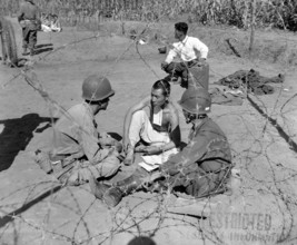 RECORD DATE NOT STATED Korea: During the Korean War (1950-1953) an interrogation team of the US 7th Infantry Division qu