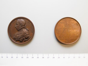 Medal of Charles IX Roi. Subject: Charles IX, King of France, French, 1550 1574, ruled 1560 74 Engraver: Armand Auguste