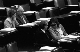 Bildnummer: 55389175  Datum: 28.06.1985  Copyright: imago/Dieter Bauer
Abgeordnete der Fraktion