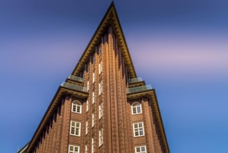 Chilehaus Fischertwiete Kontorhausviertel Hamburg Deutschland *** Chilehaus Fischertwiete Konto