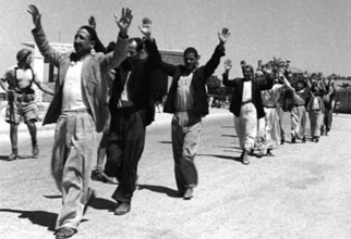 Israel / Palestine: Palestinians driven from their homes at gunpoint by Israeli forces, 1948 The 1948 Palestinian exodus