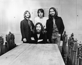 Beatles Ringo Starr Paul McCartney George Harrison and John Lennon circa 1969 PUBLICATIONxINxGER