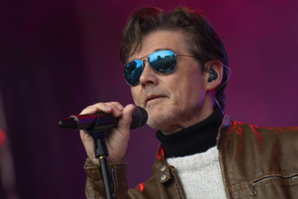 a-ha Bergen, Norway. 15th, June 2022. The Norwegian pop group a-ha performs a live concert during the Norwegian music fe