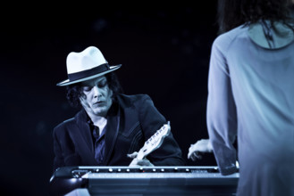 Jack White The American musician, record producer, multi-instrumentalist and singer-songwriter Jack White is here seen a