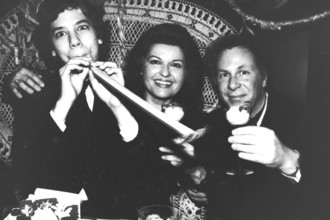 Archiv Sohn Helen Donath Opernsaengerin Ehemann Muenchen 1981 Archiv Motive Helen Donath Sylvester Gaeste Muenchen *** A