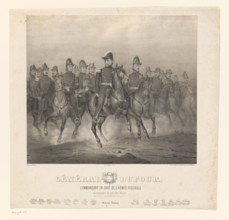 RECORD DATE NOT STATED  Portraits of sixteen soldiers on horseback, Friedrich Wagner, After Jean de Humnicki, After H. F