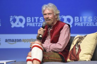 Richard Branson beim Founders Festival Bits & Pretzels im ICM München 26 09 2016 Foto xP xSchönber