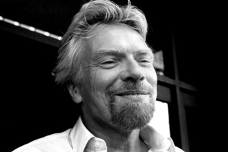 Sir Richard Branson outside the Lottery Commission after a meeting with them. Photo by Andrew Parsons/i-Images.All Righ