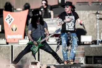 Guns N Roses Odense, Denmark. 06th, June 2018. The American rock band Guns N"! Roses performs a live concert at Dyrskuep