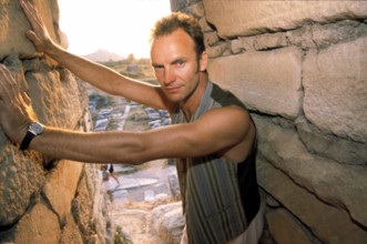 RECORD DATE NOT STATED  STING stripy stripes waistcoat, posing Ref: 6262 Copyright: xHugoxDixon/CapitalxPicturesx