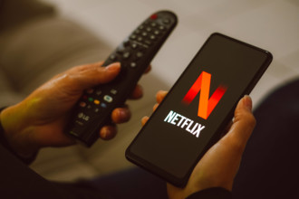 July 13, 2023, Brazil. In this photo illustration, the Netflix logo seen displayed on a smartphone. July 13, 2023, Brazi