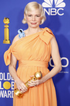 Entertainment Bilder des Tages  Michelle Williams mit dem Preis für die Beste Hauptdarstellerin in einer Mini-TV-Serie f