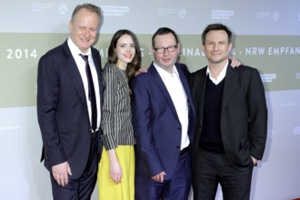 Stellan Skarsgard Stacy Martin Lars von Trier and Christian Slater attending the NRW Reception at