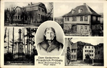 Blankenburg Thüringen, Friedrich Fröbel, Kindergarten, Fröbelhaus *** Blankenburg Thuringia, Friedrich Fröbel, kindergar