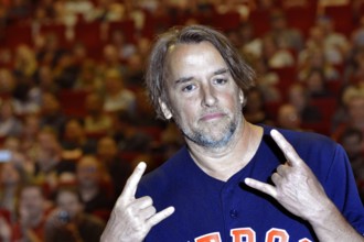 Richard Linklater bei der Präsentation seines Films Rumtreiber / Slacker auf dem 53. Internationalen Filmfestival Karlo