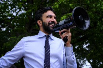 Zohran Mamdani Campaign Stop