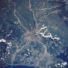 Mt. Pinatubo on the island of Luzon (15.0N, 120.0E) erupted catastrophically in June 1991 after over 600 years of inacti