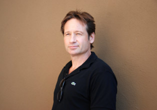 David Duchovny at a press junket for Californication at the Four Seasons Hotel in Beverly Hills, California - 10 August