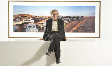 Wim Wenders, 75. Geburtstag am 14. August Hamburg 10.4.2012 Wim Wenders stellt bei Falckenberg in den Deichtorhallen - P