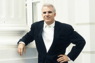 Steve Martin (Schauspieler) 09/87 rag Steve Martin im September 1987 während einer Presse-Präsentation seines Filmes Ro