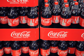 Copenhagen/ Denmark/27 July 2024/Coca cola bottle for sale in grocery store capital. (Photo.Francis Joseph Dean/Dean Pic