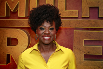 RIO DE JANEIRO, RJ - 19.09.2022: PRÉ ESTREIA DO FILME A MULHER REI - VIOLA DAVIS and her husband and producer of the fil